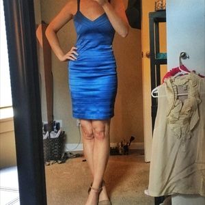 Laundry by Shelli Segal Blue Cocktail Dress Size 4